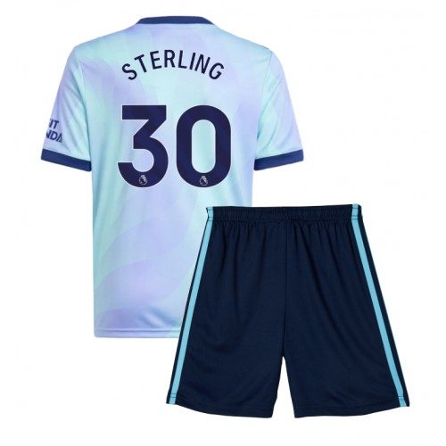 Arsenal Raheem Sterling #30 Rezervni Dres za djecu 2024-25 Kratak Rukav (+ Kratke hlače)